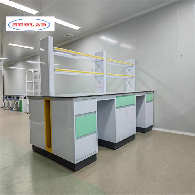 Standard Size Versatile Lab Furnitures Laboratory Casework for Various
