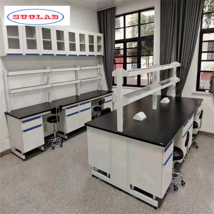 Powder Coating Lab Island Bench for Sustainable Laboratory Operations