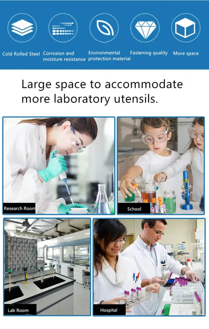 Customized Laboratory Fume Hood Lab Fume Hoods Anti-static Safety System 220V/50Hz 5