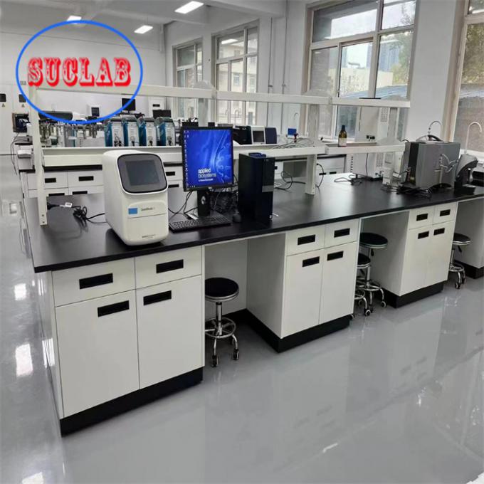 Adjustable Height Chemistry Lab Bench L Shaped Laboratory WorkbenchFFor ...