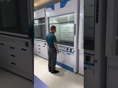 High Laboratory Exhaust Hood With PP Faucet And Sink  Fume Hood