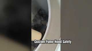 A Closer Look: Customized Made Lab Fume Hoods With Wet Scrubber Company Manual Control System