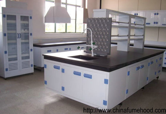 PP Structure Lab Tables And Furnitures 8-10mm Worktops Anti Corrosive Reagent Shelf