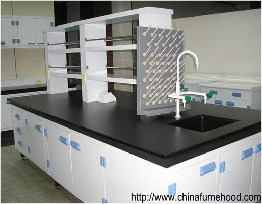 Floor Mounting Laboratory Working Table PP Material For College Biology Class