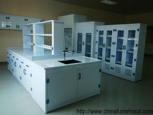PP Material Lab Side Bench With Drawer For Factory Physical Laboratory
