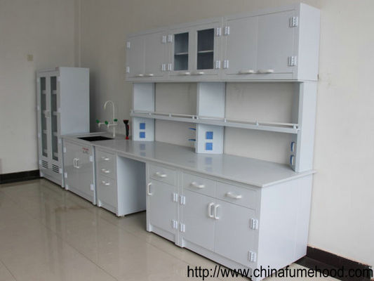 PP Material Lab Side Bench With Drawer For Factory Physical Laboratory