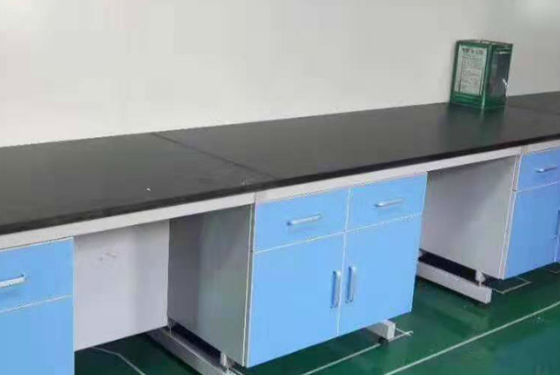 Panel Reagent Shelf Wood Lab Furniture / School Science Laboratory Furniture