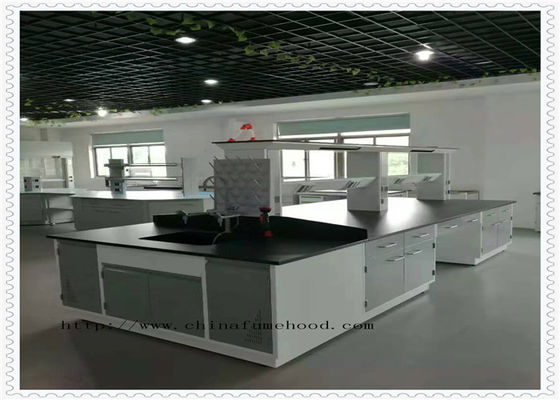3000 mm Length  Chemistry Laboratory Table For School Fire - Resistant