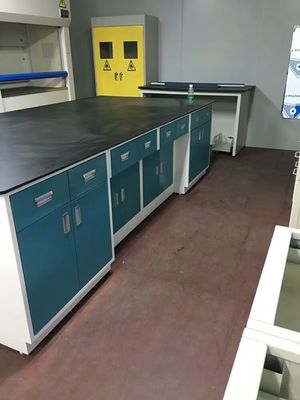 ISO14001 Chemistry Lab Bench Cabinets Alkali Resistant Waterproof