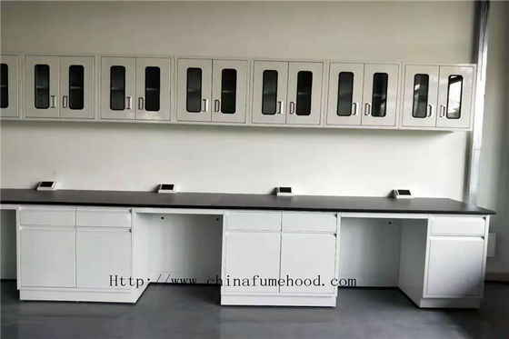 School Rustproof Lab Island Bench , Durable Laboratory Cabinets And Countertops