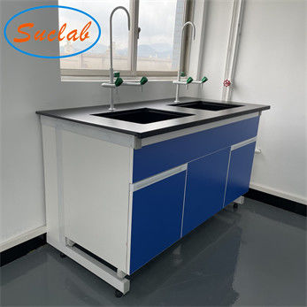 ISO14001 C Frame Chemistry Lab Workbench Multiscene With Sink