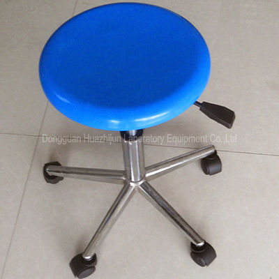 Stainless Steel Furniture Lab Seating Chairs With Removable / Fixed Foot