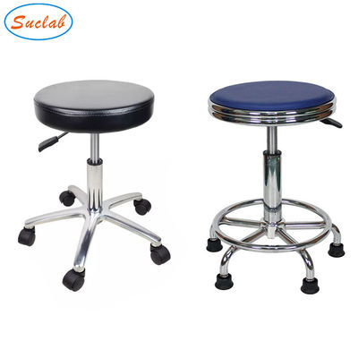Antistatic Industrial Lab Chairs And Stools Practical With PU Leather Top