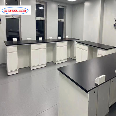 Standard Blue Number of Rails Chemistry Lab Bench  Laboratory Worktable Manufacturer  for Accurate Experiments