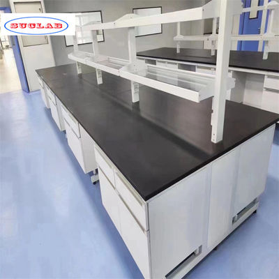 High Environmental Friendliness Chemistry Lab Bench Solid Structure Multifunctional Functionality