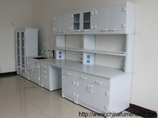 Good price High Temperature Resistance Worksurface With Wall Cabinet For Factory Lab Equipment online