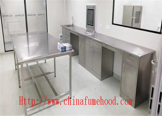 Good price Customized Made Size Original Metal Color Lab Bench Furniture Stainless Steel Lab Furniture for  Hospital Laboratory online