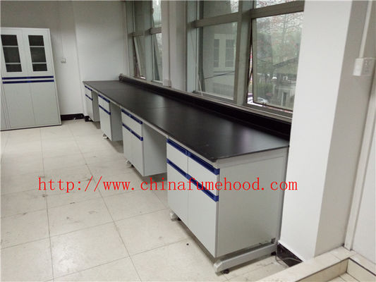 Good price Resistance TO Acid / Alkali Chemistry Lab Cabinets and Countertops Furniture for inspection / publi bureau laboratory online