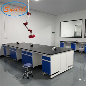 Good price 20225 Professionally Customized Made Lab Bench Blue/ Grey white Chemical Resistant Lab Tables Work Benches Manufaturers online
