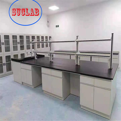 Good price Wholesale Cheap Price Cold Rolled Steel Structure Floor Mounted  Laboratory Workstation Supplier Hong kong online