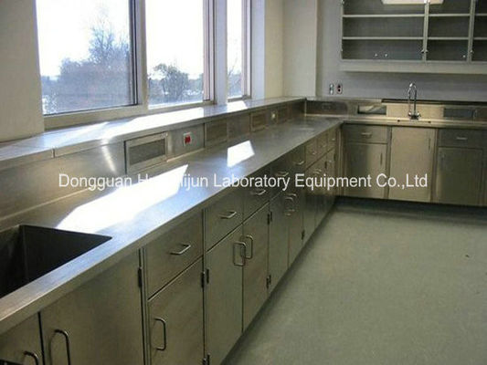 Good price Customized Stainless Steel Lab Furniture , 1.2mm Bench Top Science Lab Workstations online