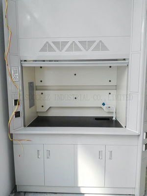 Good price Epoxy Coated Steel Laboratory Fume Hood Multipurpose White Color online