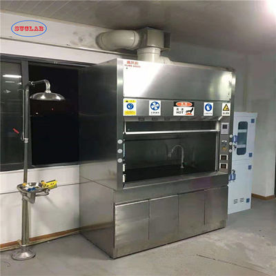 Good price Wholesale Anti-Scratch Acid Proof Laminar Air Flow 304 stainless steel fume hood with Ce Certificate online