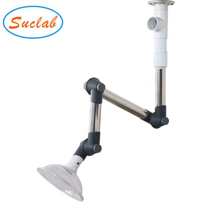 Good price Polypropylene Lab Fittings Fume Extractor Alkali Resistant Flexible online