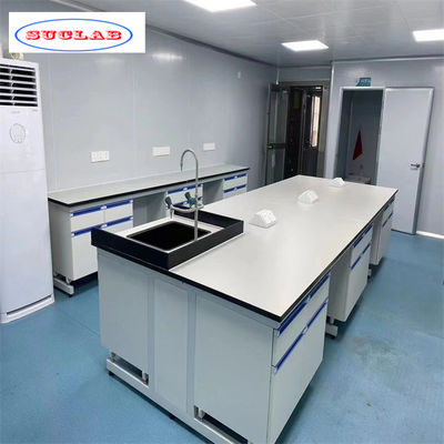 Good price 1500*750*900MM Chemistry Lab Workbench with Drawers As Drawing for Scientific Research online