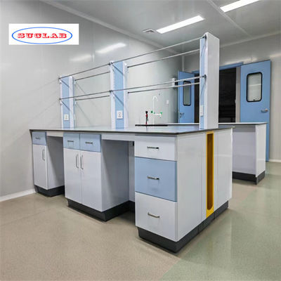 Good price Customizable Chemistry Lab Furniture Laboratory Workbench For Storage PP Material online
