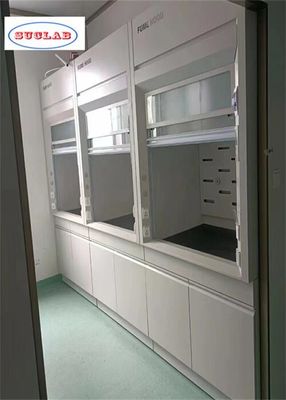 Good price Customized Made Horizontal Fume Hood With Scrubber For Sale Airflow 400m3/h For School & Hospital Laboratory online