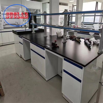 Good price All Steel Lab Furniture Chemical Lab Bench with DTC 105° Hinge online