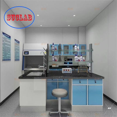 Good price 40*60*100mm Cold-rolled Steel Coated With Epoxy Resin Powder Chemistry Lab Casework online