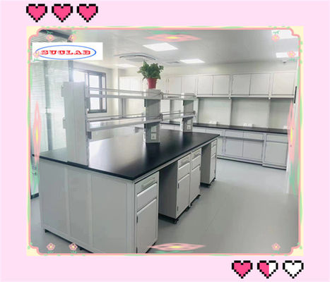 Good price Sturdy Chemistry Lab Bench Laboratory Casework Chemical Resistant Surface online