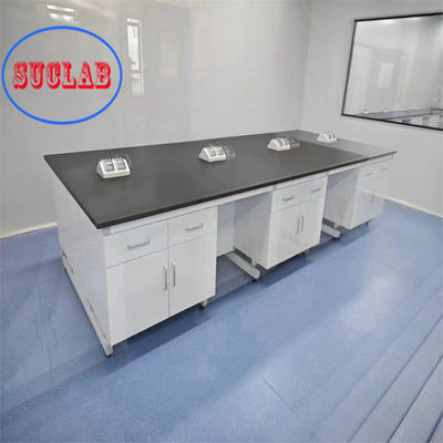 Good price Fireproof Laboratory Tables With Chemical Resistant Laminate Phenolic Resin Work Surface DTC105 DEG Hinges online