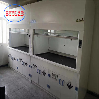 Good price Custom Size White Blue Laboratory Fume Cupboard With Wet Scrubber online