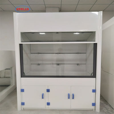 Good price Chemical Resistant Class 100 Laboratory Fume Cupboard Wall Mounted Installation online
