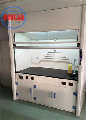 Good price Epoxy Resin Worktop Lab Fume Hoods 0.3KW For Chemical Fume Extraction And Ventilation Solution online