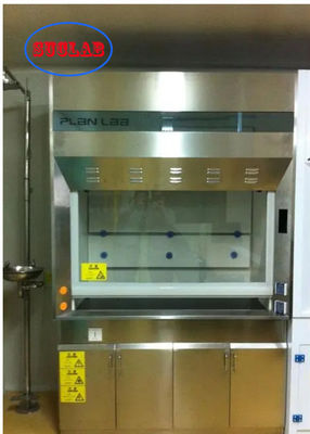 Good price Laboratory Worker Protection White Ducted Fume Hood Lab Fume Cupboards System with Ducted Exhaust online
