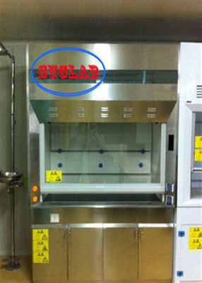 Good price Automatic Control Ducted Fume Hood Manufacturers with Ducted Exhaust System and 6mm Glass Window online