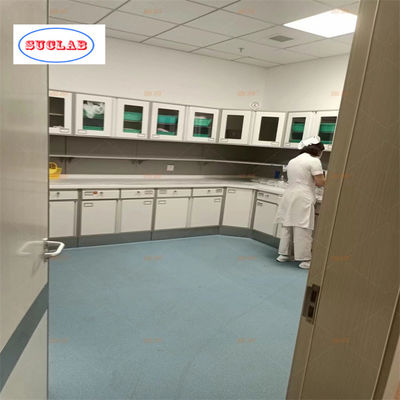 Good price Full  Steel Hospital Furniture  Disposal Workbench Manufacturers with  L 3000*W 750* H 850 To 900 Mm online