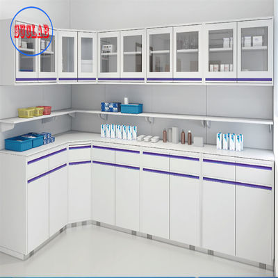 Good price Adjustable Shelves Medical Healthcare Workstation Manufacturers Full Steel Wall Mount Frame Three Section Slider online