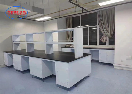 Good price Customizable Chemistry Lab Bench Vietnam With Silent Rail Phenolic Top In Various Colors For School Hospital online