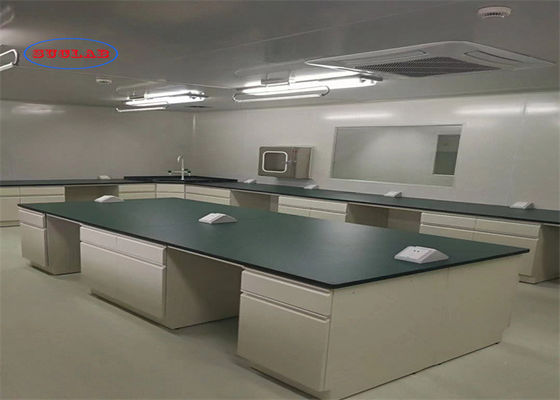 Good price Customized Epoxy Resin Chemistry Lab Bench Laboratory Workbench Vietnam With Multi Functional Socket online