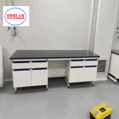 Good price Steel Wood PP Stainless Steel Chemistry Lab Workbench Hong Kong With Safety Cabinet Storage online