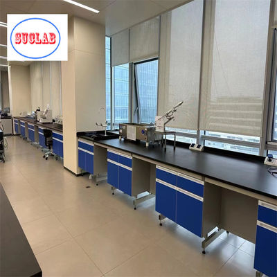 Good price Chemical Resistant Laminate Chemistry Lab Workbench Laboratory Casework Malaysia With Safety Features online