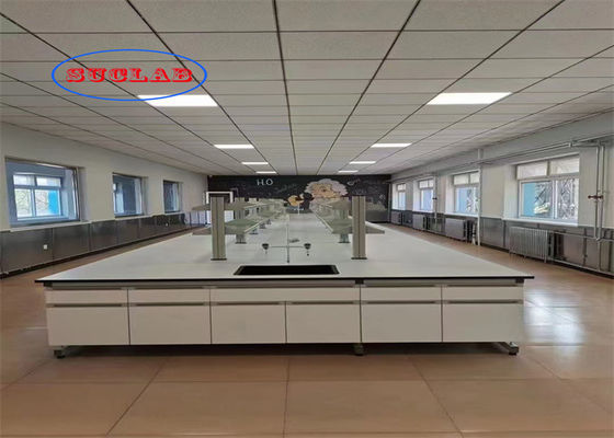 Good price DTC105 DEG Hinged Chemistry Lab Equipment Workbench Fire Protection And Multiple Resin Worktops online