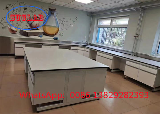 Good price Fire Restant Multiple Cabinets Steel Wood Laboratory Benches with Cabinets Manufacturers online
