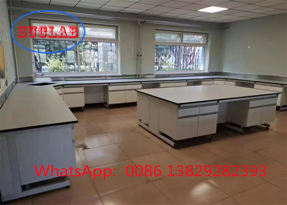 Good price Phenolic Resin Top Chemistry Lab Workstation with Safety Level and DTC105 DEG Hinges online