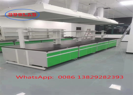 Good price Tough Chemical Resistant Chemistry Lab Workbench Laboratory Workbench for School Chemistry Lab with Multiple Cabinets online